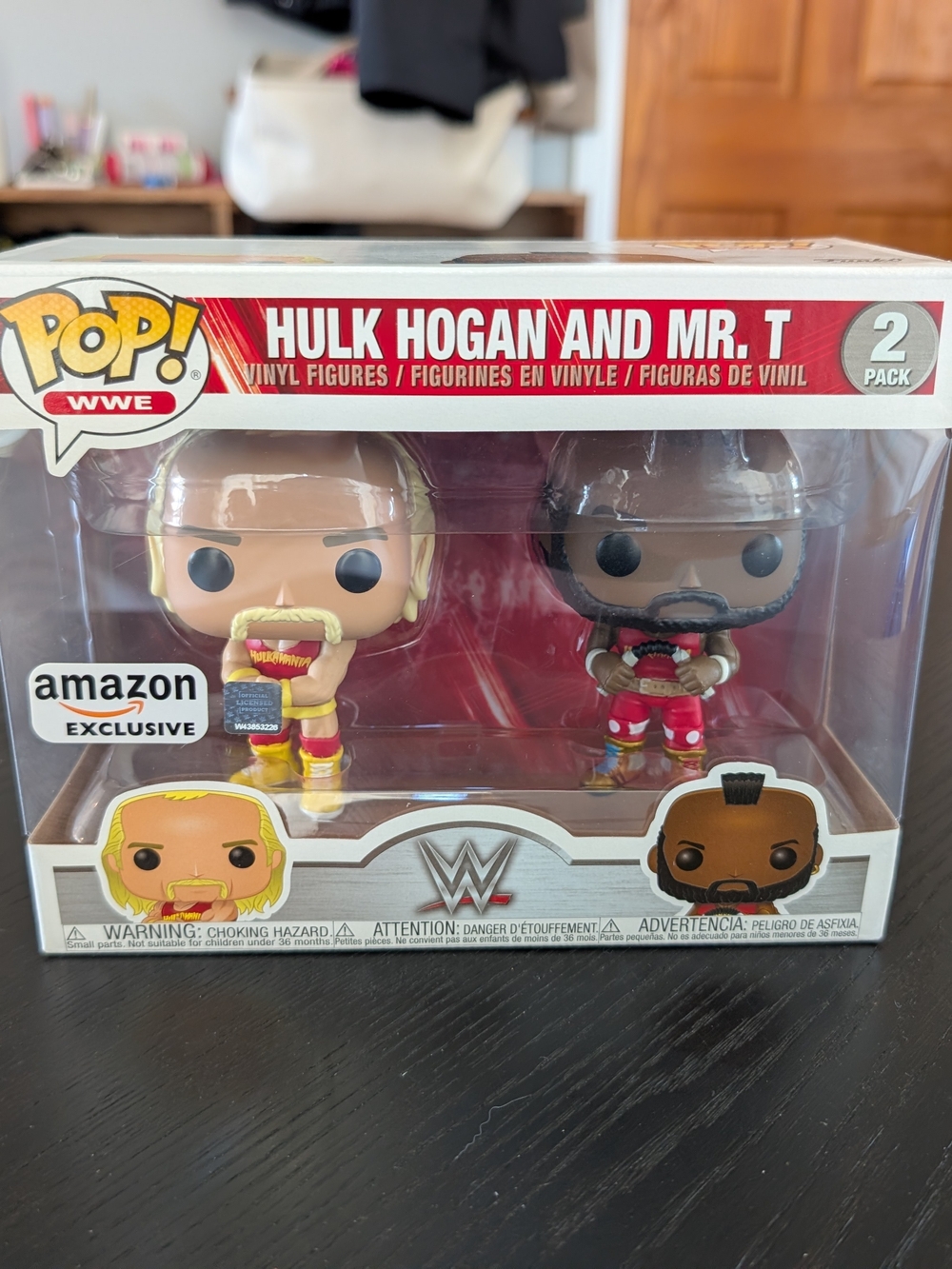 WWE Funko Pop! Hulk Hogan & Mr. T 2-Pack - Yellow & Red